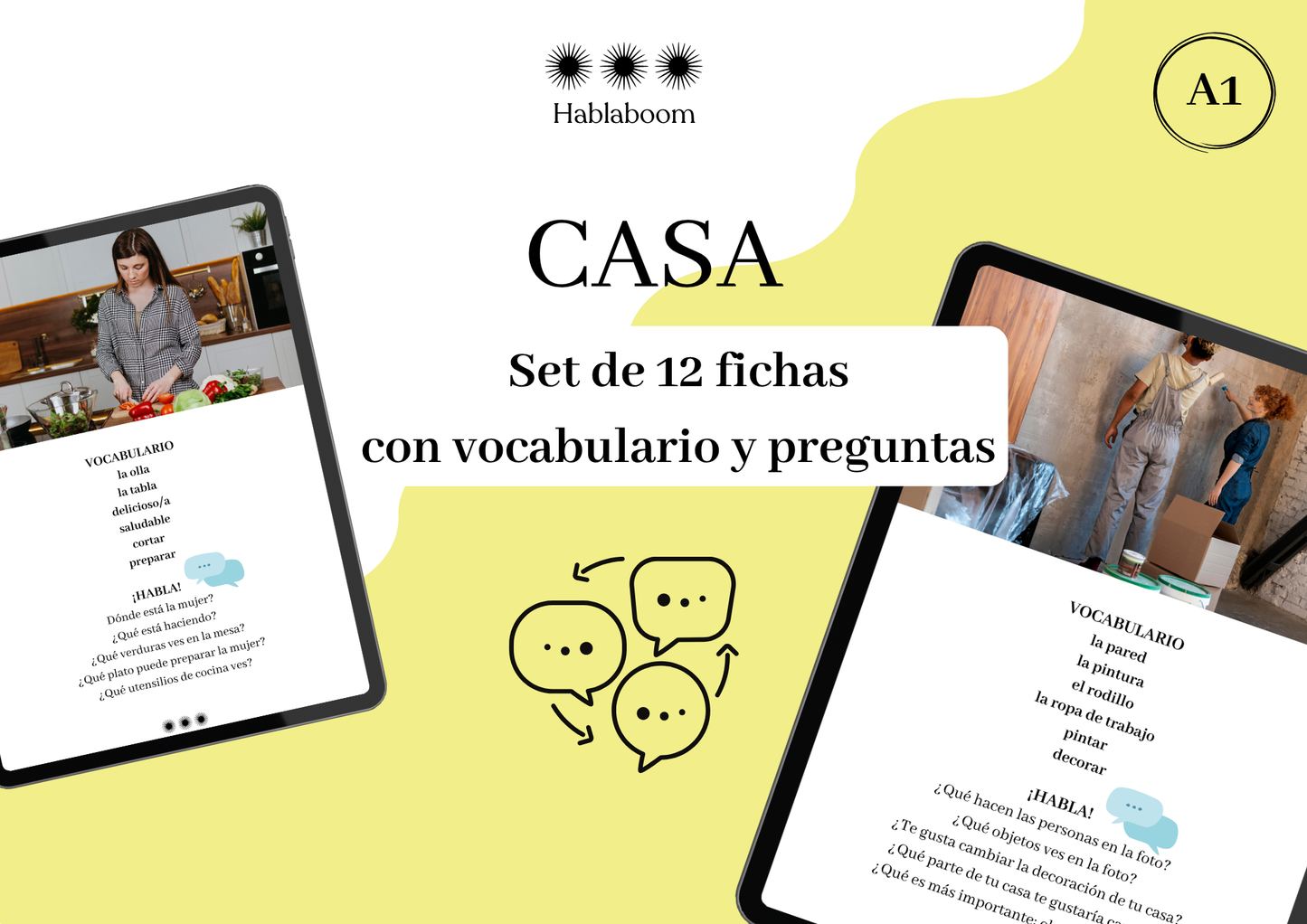 CASA Set de 12 fichas A1