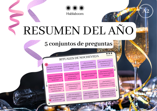 RESUMEN DEL AÑO 5 conjuntos de preguntas A2