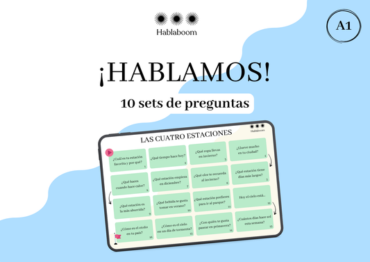 ¡HABLAMOS! 10 sets de preguntas A1