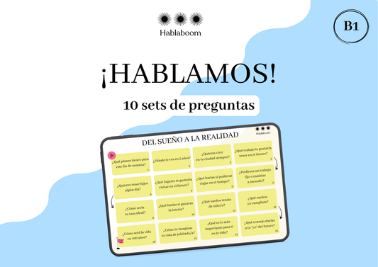 ¡HABLAMOS! 10 sets de preguntas B1