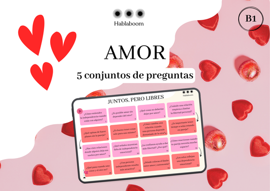 AMOR 5 conjuntos de preguntas B1